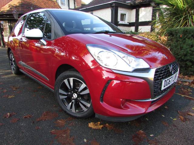 Ds Ds 3 1.2 PureTech 82 Chic 3dr Hatchback Petrol Red